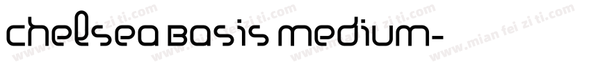 Chelsea Basis Medium字体转换